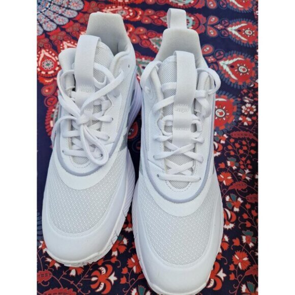 🆕Adidas Men White/Silver Metallic/Grey Lightweight MESH Own Basketball Shoes - Picture 2 of 11